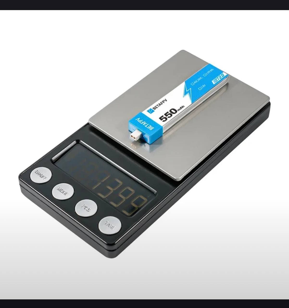 Аккумулятор BetaFPV 1S 550mAh (HV, BT2.0)